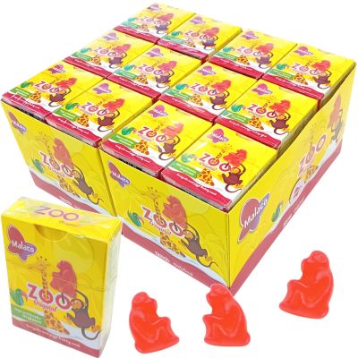 Malaco Zoo Punainen Apina karkkiaski 20g x 60kpl