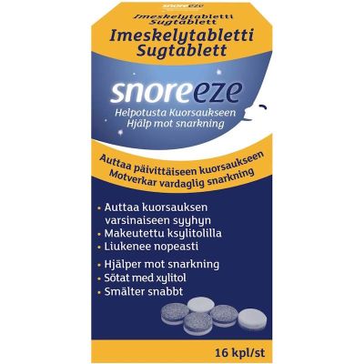 Snoreeze imeskelytabletti 16kpl
