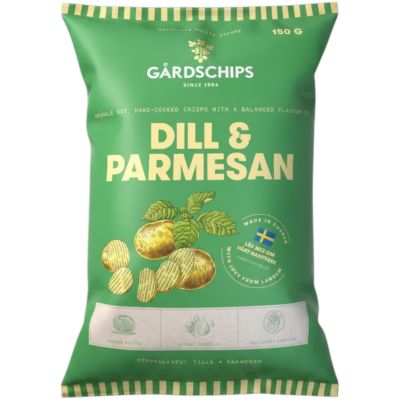 Gårdschips Dill & Parmesan perunalastu 150g