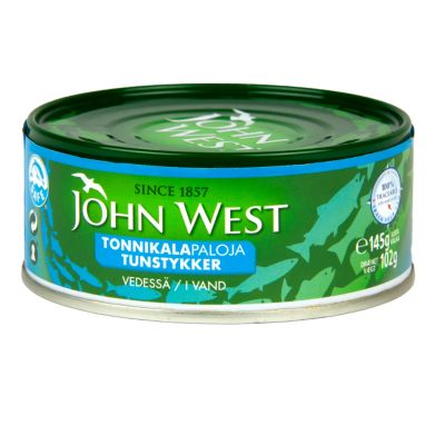 John West Tonnikalapala vedessä 145g/102g
