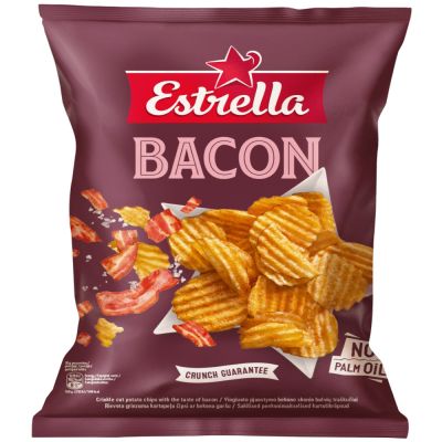 Estrella Bacon perunalastu 180g