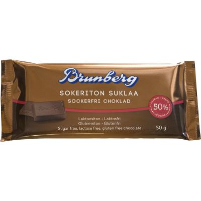 Brunberg Sokeriton Suklaalevy 50g