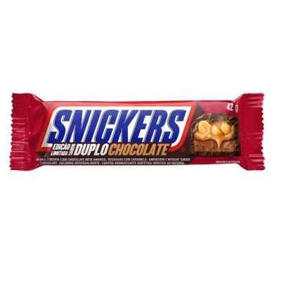 Brasilialainen Snickers Double Chocolate suklaapatukka 42g