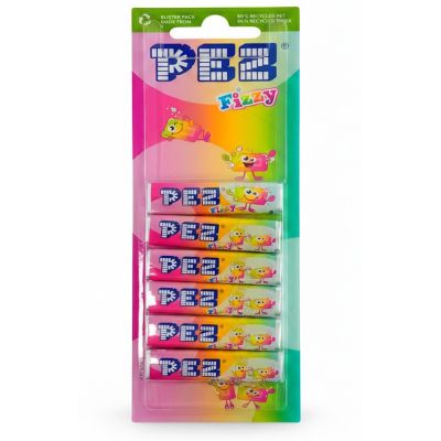 PEZ Fizzy täyttöpakkaus 6kpl