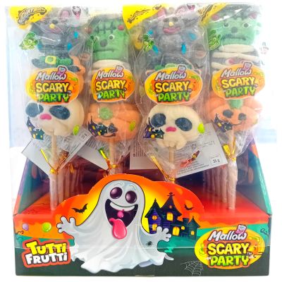 JohnyBee Mallow Scary Party vaahtotikkari 35g x 24kpl