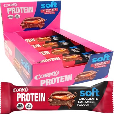 Corny Soft Protein Chocolate Caramel proteiinipatukka 45g x 12kpl