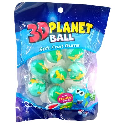 Planet Ball 3D hedelmämakeiset 80g