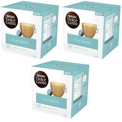 Dolce Gusto Flat White kahvikapseli 16kaps x 3-PACK