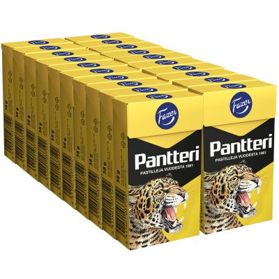 Fazer Pantteri Salmiakkipastilleja 38g x 20kpl