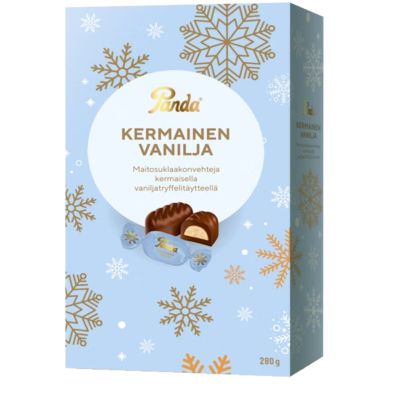 Panda Kermainen Vanilja maitosuklaakonvehti 280g