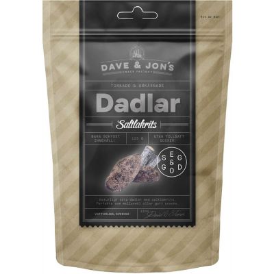 Dave & Jons Saltlakrits karkkitaatelit 125g