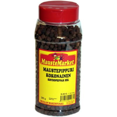 Maustepippuri kokonainen 280g