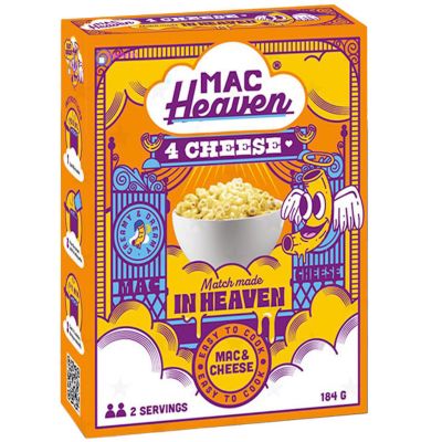 Mac Heaven Four Cheese juustomakaroni 184g