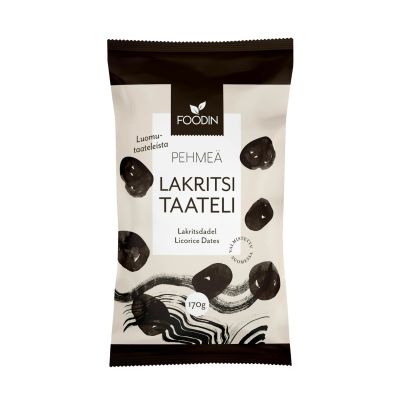Foodin Pehmeä Lakritsitaateli 170g