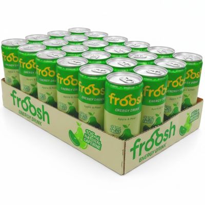 Froosh Omena & Päärynä energiajuoma 330ml x 24kpl