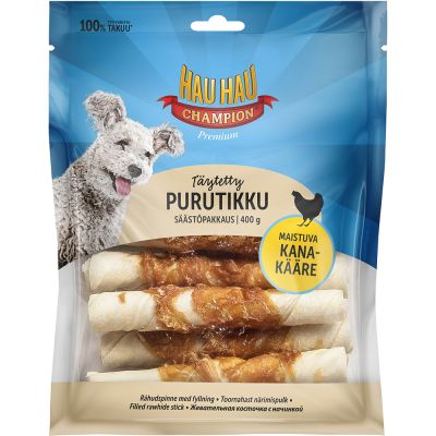 Hau Hau Champion Täytetty Purutikku 400g
