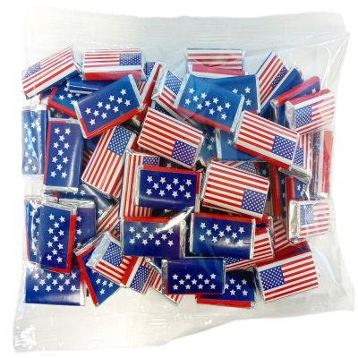 USA lippu maitosuklaapalat 500g