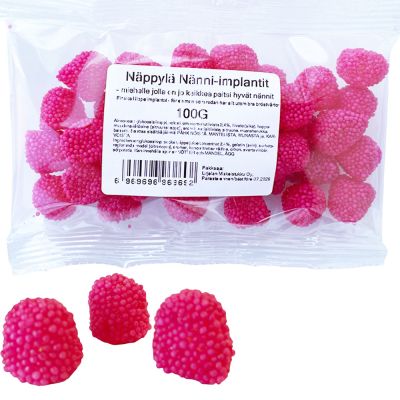 Näppylä Nänni-implantit 100g