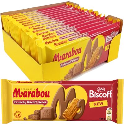 Marabou Biscoff suklaalevy 160g x 15kpl