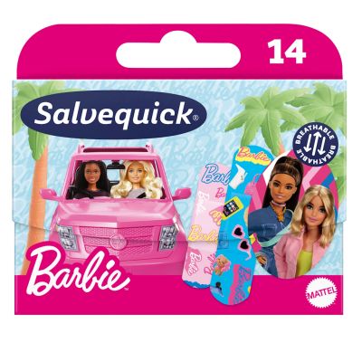 Salvequick Barbie lastenlaastari 14kpl