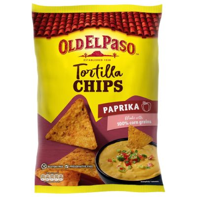 Old El Paso Tortilla Chips Paprika 185g