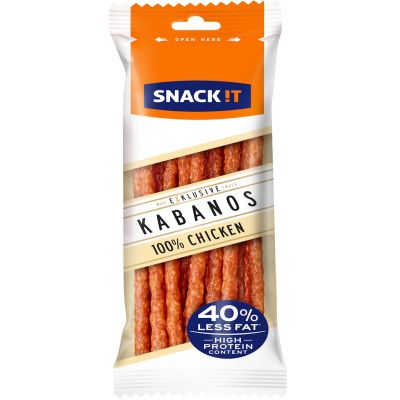 Snack it Kabanos Chicken 100% kuivattu KanaKabanossi 120g