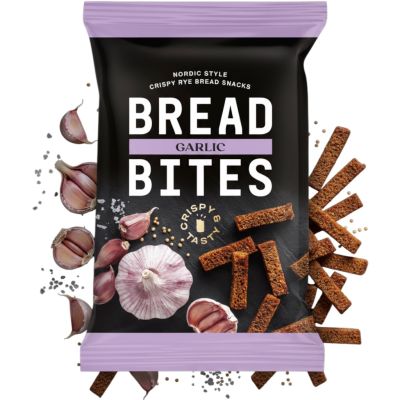 Bread Bites Garlic valkosipuli leipätikut 80g