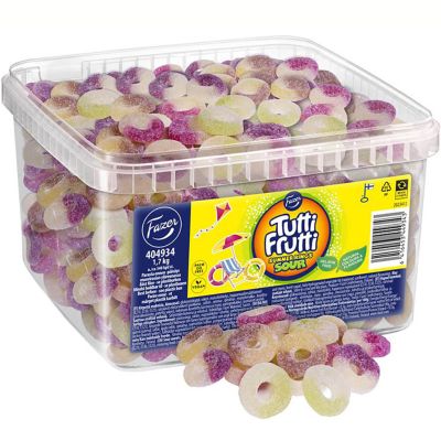 Fazer Tutti Frutti Summer Rings Sour 1,7kg