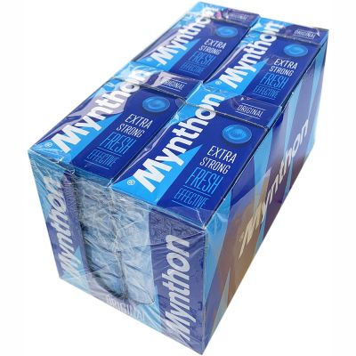 Mynthon Extra Väkevä kurkkupastilli 34g x 24 askia