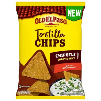 Old El Paso Tortilla Chips Chipotle 170g