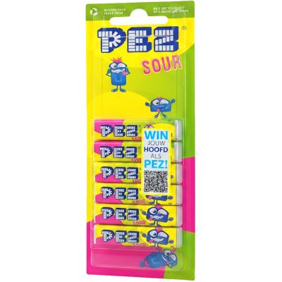 PEZ 6-Pack Sour Täyttöpakkaus 51g (6-Pack)