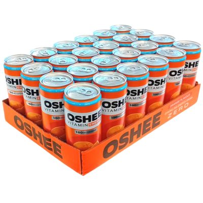 Oshee Energy Drink Orange Zero energiajuoma 330ml x 24kpl