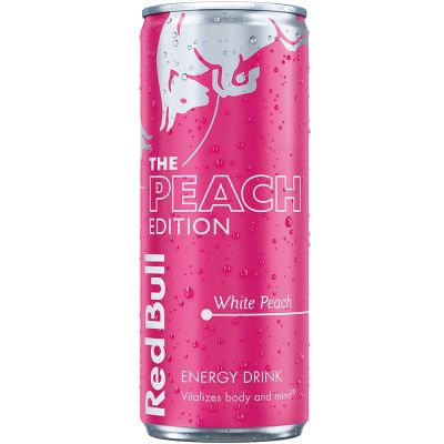 Red Bull Peach Edition White Peach energiajuoma 250ml