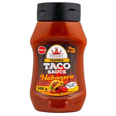 Poppamies Texmex Taco Sauce Habanero tacokastike 300g
