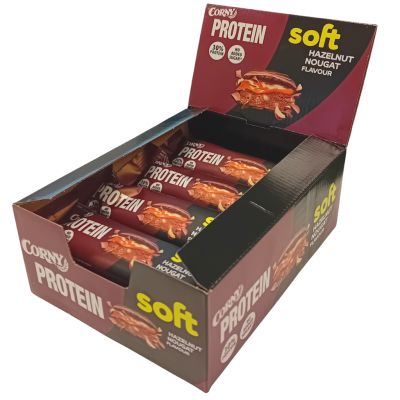 Corny Soft Protein Hazelnut Nougat proteiinipatukka 45g x 12kpl