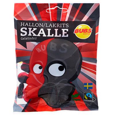 Bubs Vadelmalakritsi kallot 190g