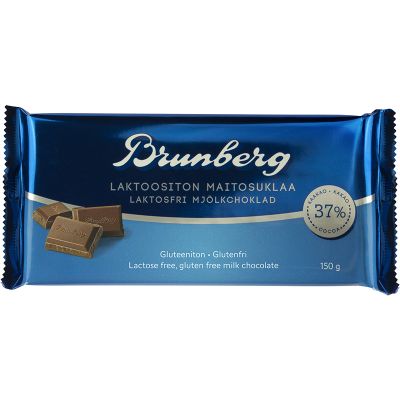 Brunberg Laktoositon Maitosuklaalevy 150g