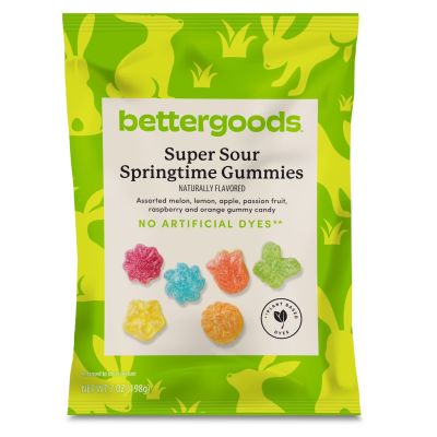 Bettergoods Super Sour Springtime Gummies hedelmäkarkit 198g