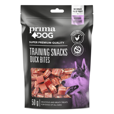 PrimaDog Training Snacks ankkapala 50g