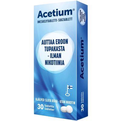 Acetium Imeskelytabletti 30kpl - Eroon tupakasta