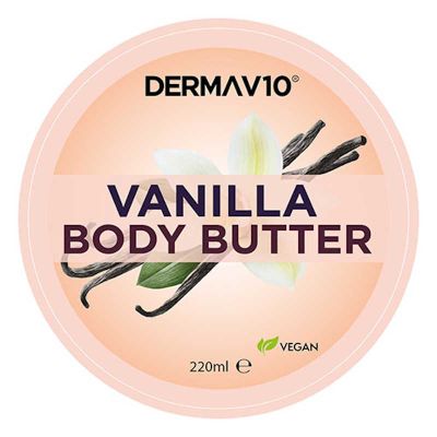 Derma V10 Body Butter Vanilla Vartalovoide 220ml