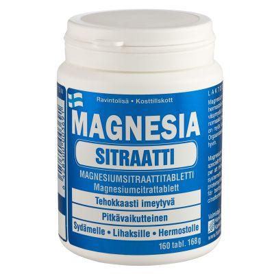 Magnesia Sitraatti (160 tabl)