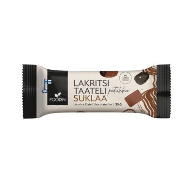 Foodin Lakritsitaateli suklaapatukka 35g