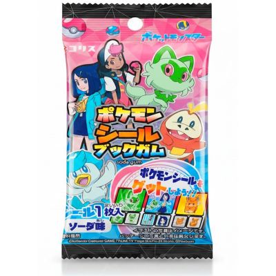 Pokemon Seal Book keräilykortti + Purukumi 3,5g