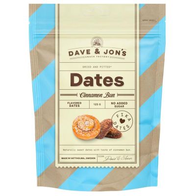 Dave & Jons Kanelipulla karkkitaatelit 125g