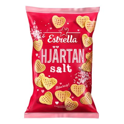 Estrella Hjärtan salt Sydän perunalastu 85g