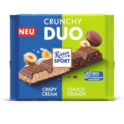 Ritter Sport Crunchy Duo suklaalevy 218g