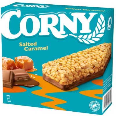 Corny Salted Caramel välipalapatukka 23g x 6kpl