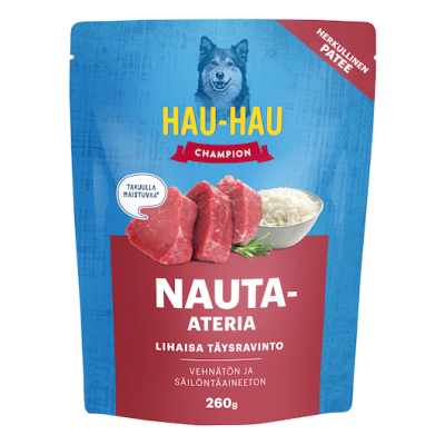 Hau Hau Champion Nauta-ateria 260g