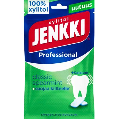 Jenkki Professional Classic Spearmint täysksylitolipurukumi 90g